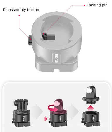 Быстросъемное магнитное крепление